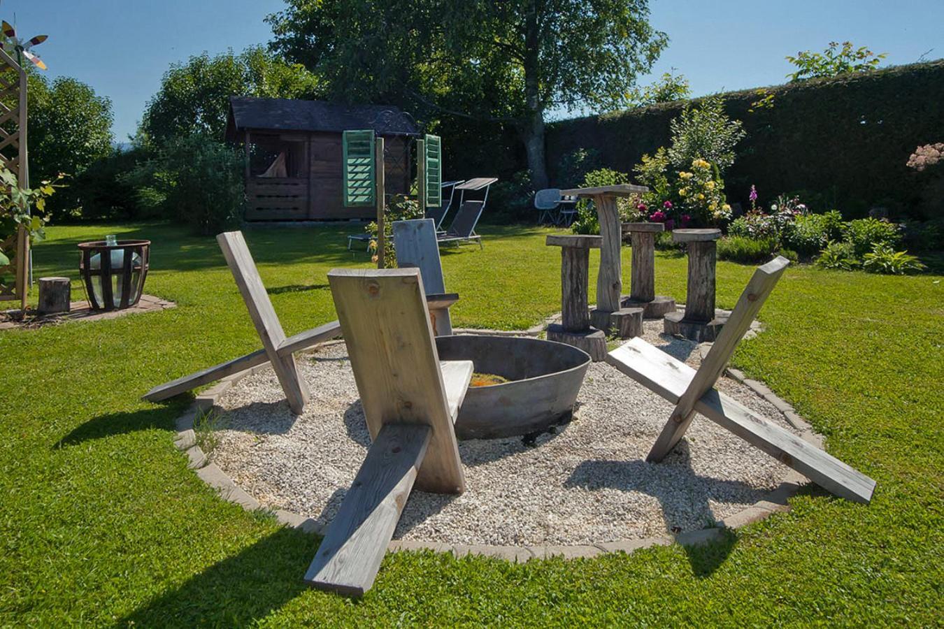 Ferienwohnung "Haus Falle" Schiefling am See Buitenkant foto